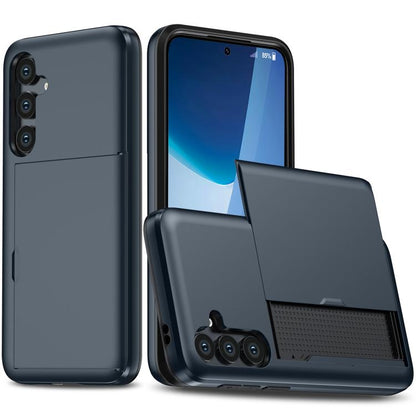 Shockproof Armor Phone Case with Card Slot, For Samsung Galaxy S25 FE 5G, For Samsung Galaxy S25 5G, For Samsung Galaxy S25+ 5G, For Samsung Galaxy S25 Ultra 5G