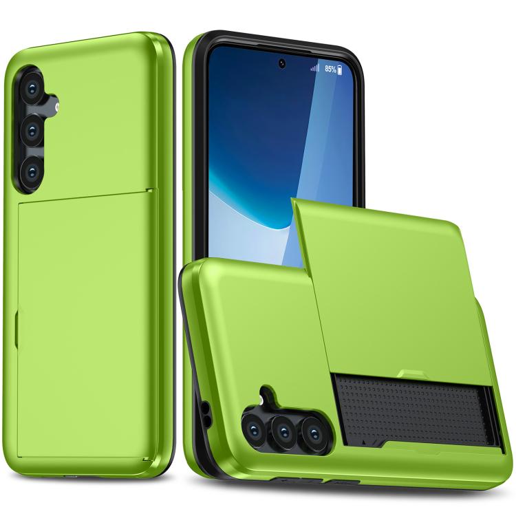 Shockproof Armor Phone Case with Card Slot, For Samsung Galaxy S25 FE 5G, For Samsung Galaxy S25 5G, For Samsung Galaxy S25+ 5G, For Samsung Galaxy S25 Ultra 5G