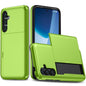 Shockproof Armor Phone Case with Card Slot, For Samsung Galaxy S25 FE 5G, For Samsung Galaxy S25 5G, For Samsung Galaxy S25+ 5G, For Samsung Galaxy S25 Ultra 5G