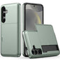 Shockproof Armor Phone Case with Card Slot, For Samsung Galaxy S25 FE 5G, For Samsung Galaxy S25 5G, For Samsung Galaxy S25+ 5G, For Samsung Galaxy S25 Ultra 5G