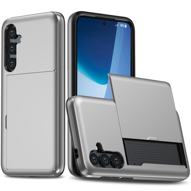 Shockproof Armor Phone Case with Card Slot, For Samsung Galaxy S25 FE 5G, For Samsung Galaxy S25 5G, For Samsung Galaxy S25+ 5G, For Samsung Galaxy S25 Ultra 5G