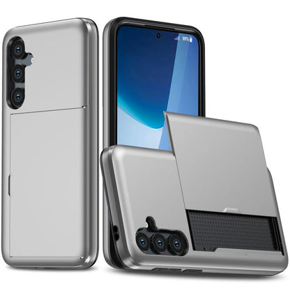 Shockproof Armor Phone Case with Card Slot, For Samsung Galaxy S25 FE 5G, For Samsung Galaxy S25 5G, For Samsung Galaxy S25+ 5G, For Samsung Galaxy S25 Ultra 5G
