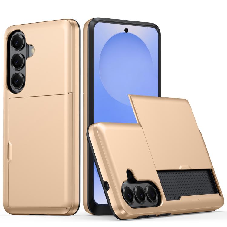 Shockproof Armor Phone Case with Card Slot, For Samsung Galaxy S26+ 5G, For Samsung Galaxy S26 Edge 5G, For Samsung Galaxy S26 Ultra 5G, For Samsung Galaxy S26 5G