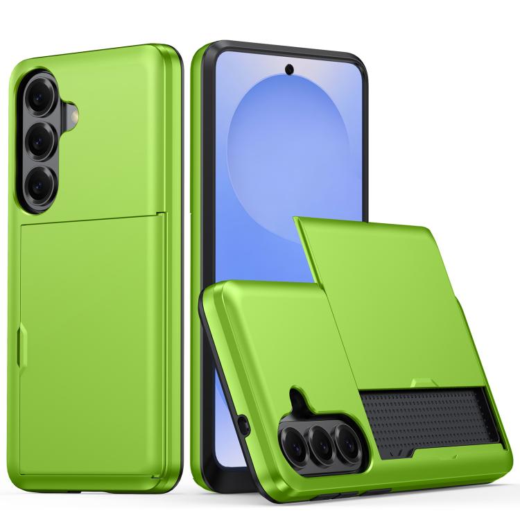 Shockproof Armor Phone Case with Card Slot, For Samsung Galaxy S26+ 5G, For Samsung Galaxy S26 Edge 5G, For Samsung Galaxy S26 Ultra 5G, For Samsung Galaxy S26 5G