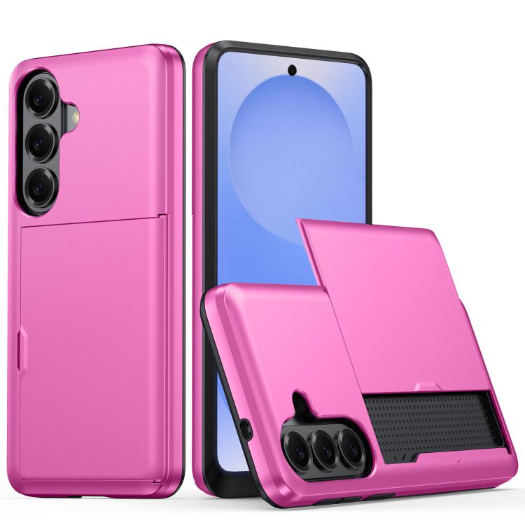 Shockproof Armor Phone Case with Card Slot, For Samsung Galaxy S26+ 5G, For Samsung Galaxy S26 Edge 5G, For Samsung Galaxy S26 Ultra 5G, For Samsung Galaxy S26 5G