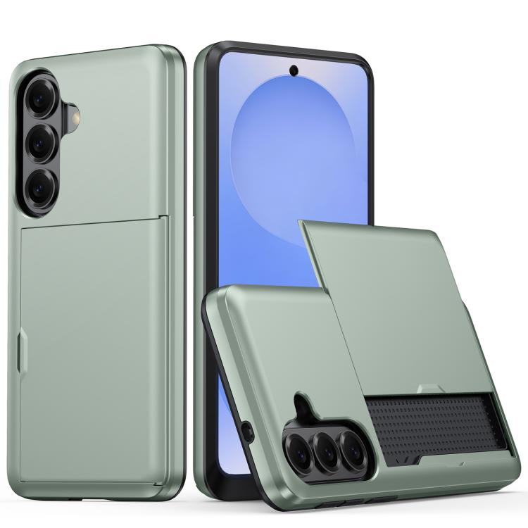 Shockproof Armor Phone Case with Card Slot, For Samsung Galaxy S26+ 5G, For Samsung Galaxy S26 Edge 5G, For Samsung Galaxy S26 Ultra 5G, For Samsung Galaxy S26 5G