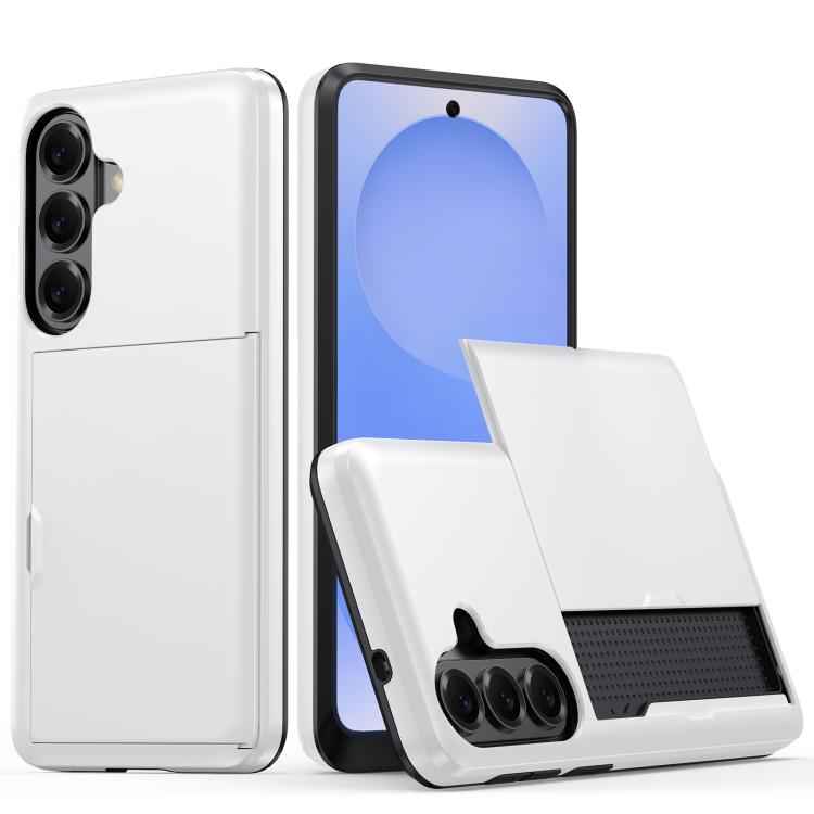 Shockproof Armor Phone Case with Card Slot, For Samsung Galaxy S26+ 5G, For Samsung Galaxy S26 Edge 5G, For Samsung Galaxy S26 Ultra 5G, For Samsung Galaxy S26 5G