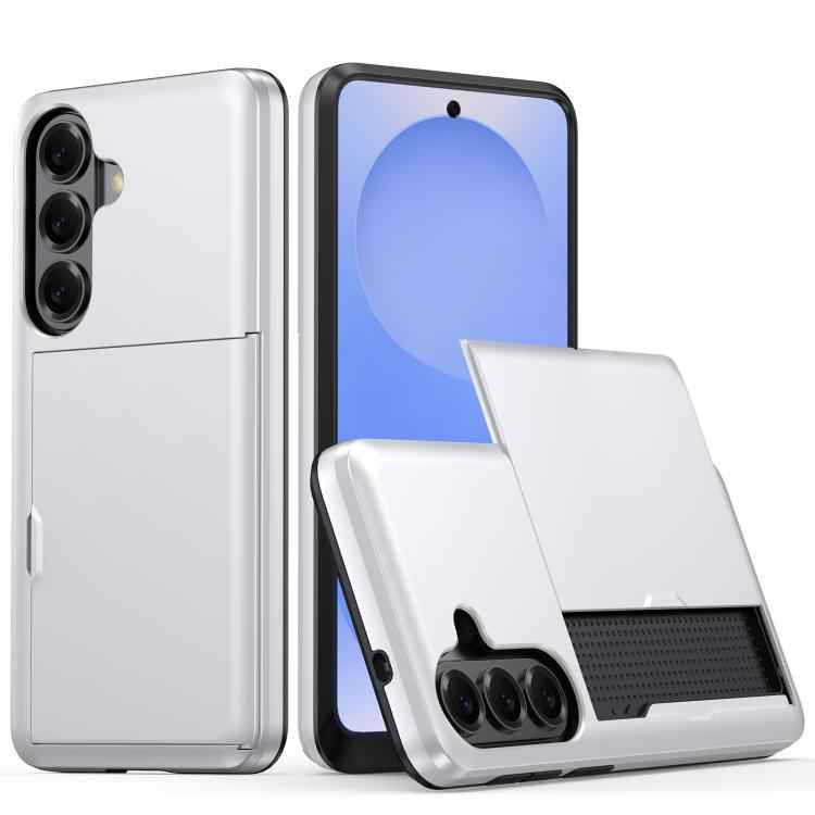 Shockproof Armor Phone Case with Card Slot, For Samsung Galaxy S26+ 5G, For Samsung Galaxy S26 Edge 5G, For Samsung Galaxy S26 Ultra 5G, For Samsung Galaxy S26 5G