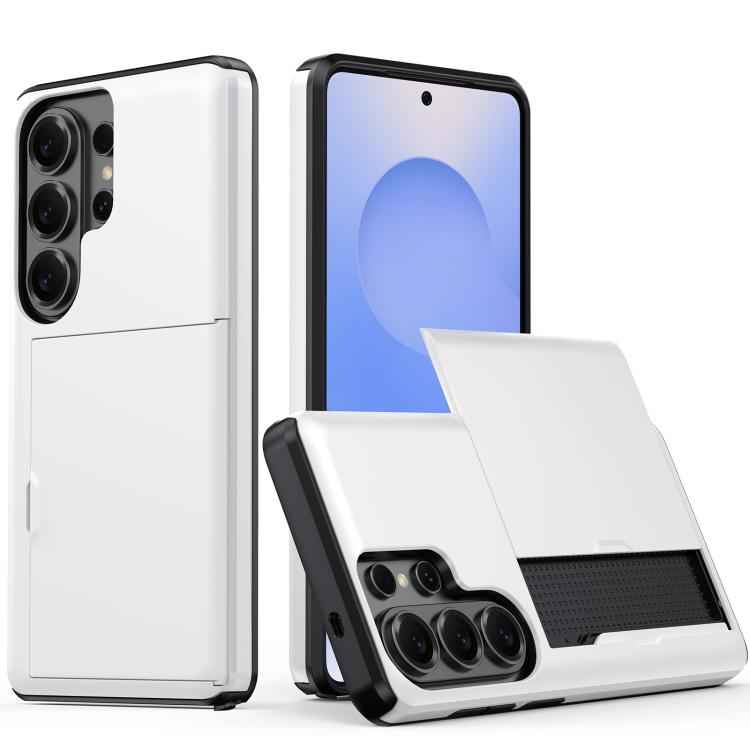 Shockproof Armor Phone Case with Card Slot, For Samsung Galaxy S26+ 5G, For Samsung Galaxy S26 Edge 5G, For Samsung Galaxy S26 Ultra 5G, For Samsung Galaxy S26 5G