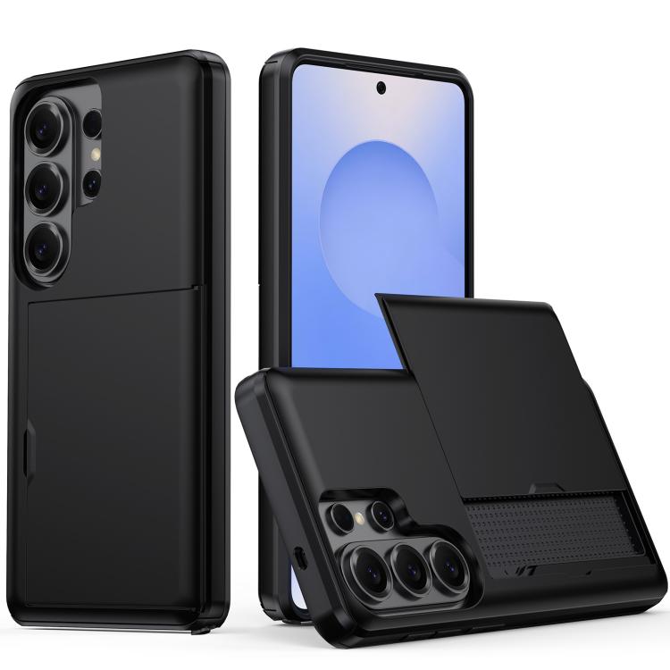 Shockproof Armor Phone Case with Card Slot, For Samsung Galaxy S26+ 5G, For Samsung Galaxy S26 Edge 5G, For Samsung Galaxy S26 Ultra 5G, For Samsung Galaxy S26 5G