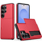 Shockproof Armor Phone Case with Card Slot, For Samsung Galaxy S26+ 5G, For Samsung Galaxy S26 Edge 5G, For Samsung Galaxy S26 Ultra 5G, For Samsung Galaxy S26 5G