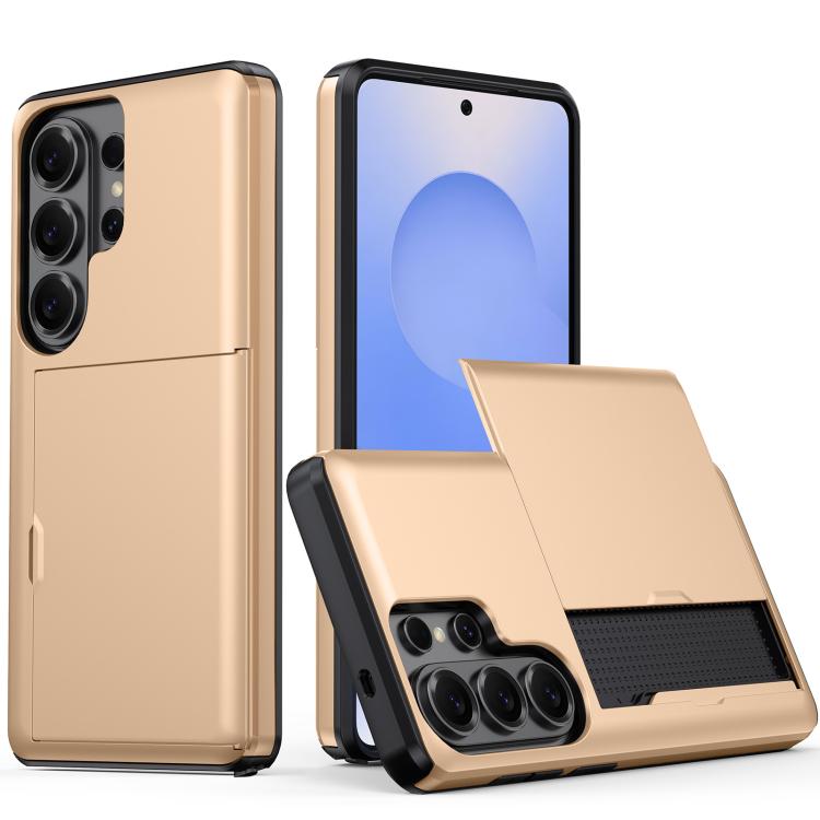 Shockproof Armor Phone Case with Card Slot, For Samsung Galaxy S26+ 5G, For Samsung Galaxy S26 Edge 5G, For Samsung Galaxy S26 Ultra 5G, For Samsung Galaxy S26 5G