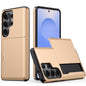 Shockproof Armor Phone Case with Card Slot, For Samsung Galaxy S26+ 5G, For Samsung Galaxy S26 Edge 5G, For Samsung Galaxy S26 Ultra 5G, For Samsung Galaxy S26 5G