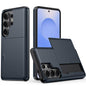 Shockproof Armor Phone Case with Card Slot, For Samsung Galaxy S26+ 5G, For Samsung Galaxy S26 Edge 5G, For Samsung Galaxy S26 Ultra 5G, For Samsung Galaxy S26 5G