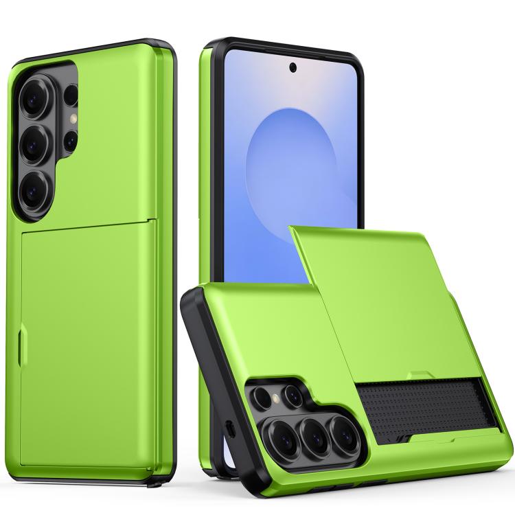 Shockproof Armor Phone Case with Card Slot, For Samsung Galaxy S26+ 5G, For Samsung Galaxy S26 Edge 5G, For Samsung Galaxy S26 Ultra 5G, For Samsung Galaxy S26 5G