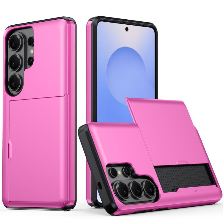 Shockproof Armor Phone Case with Card Slot, For Samsung Galaxy S26+ 5G, For Samsung Galaxy S26 Edge 5G, For Samsung Galaxy S26 Ultra 5G, For Samsung Galaxy S26 5G