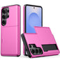 Shockproof Armor Phone Case with Card Slot, For Samsung Galaxy S26+ 5G, For Samsung Galaxy S26 Edge 5G, For Samsung Galaxy S26 Ultra 5G, For Samsung Galaxy S26 5G