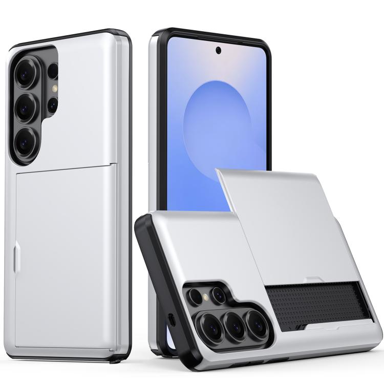 Shockproof Armor Phone Case with Card Slot, For Samsung Galaxy S26+ 5G, For Samsung Galaxy S26 Edge 5G, For Samsung Galaxy S26 Ultra 5G, For Samsung Galaxy S26 5G