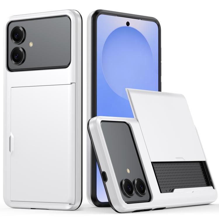 Shockproof Armor Phone Case with Card Slot, For Samsung Galaxy S26+ 5G, For Samsung Galaxy S26 Edge 5G, For Samsung Galaxy S26 Ultra 5G, For Samsung Galaxy S26 5G