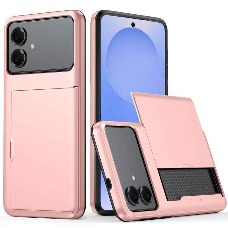 Shockproof Armor Phone Case with Card Slot, For Samsung Galaxy S26+ 5G, For Samsung Galaxy S26 Edge 5G, For Samsung Galaxy S26 Ultra 5G, For Samsung Galaxy S26 5G