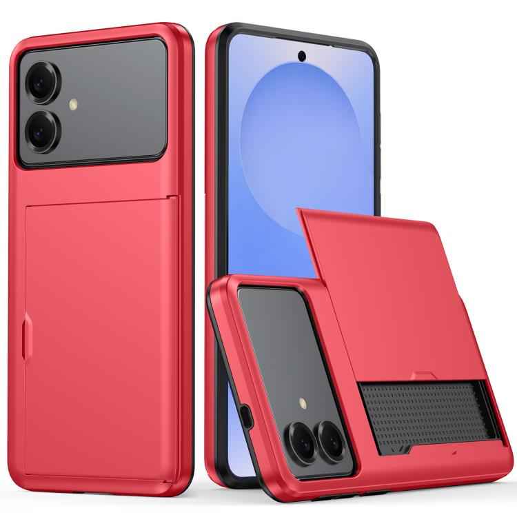 Shockproof Armor Phone Case with Card Slot, For Samsung Galaxy S26+ 5G, For Samsung Galaxy S26 Edge 5G, For Samsung Galaxy S26 Ultra 5G, For Samsung Galaxy S26 5G