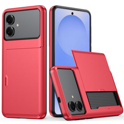 Shockproof Armor Phone Case with Card Slot, For Samsung Galaxy S26+ 5G, For Samsung Galaxy S26 Edge 5G, For Samsung Galaxy S26 Ultra 5G, For Samsung Galaxy S26 5G