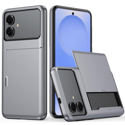 Shockproof Armor Phone Case with Card Slot, For Samsung Galaxy S26+ 5G, For Samsung Galaxy S26 Edge 5G, For Samsung Galaxy S26 Ultra 5G, For Samsung Galaxy S26 5G
