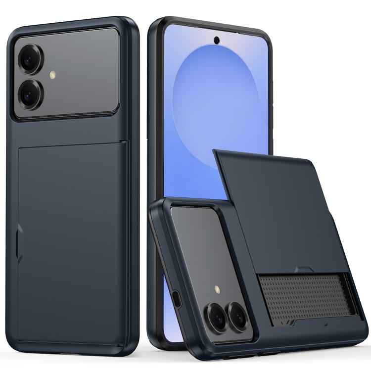 Shockproof Armor Phone Case with Card Slot, For Samsung Galaxy S26+ 5G, For Samsung Galaxy S26 Edge 5G, For Samsung Galaxy S26 Ultra 5G, For Samsung Galaxy S26 5G