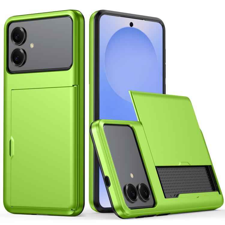 Shockproof Armor Phone Case with Card Slot, For Samsung Galaxy S26+ 5G, For Samsung Galaxy S26 Edge 5G, For Samsung Galaxy S26 Ultra 5G, For Samsung Galaxy S26 5G