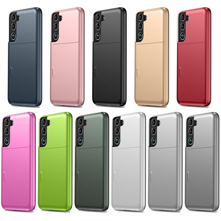 Shockproof Armor Phone Case with Card Slot, For Samsung Galaxy S25 FE 5G, For Samsung Galaxy S25 5G, For Samsung Galaxy S25+ 5G, For Samsung Galaxy S25 Ultra 5G