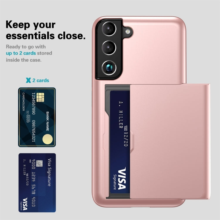Shockproof Armor Phone Case with Card Slot, For Samsung Galaxy S25 FE 5G, For Samsung Galaxy S25 5G, For Samsung Galaxy S25+ 5G, For Samsung Galaxy S25 Ultra 5G
