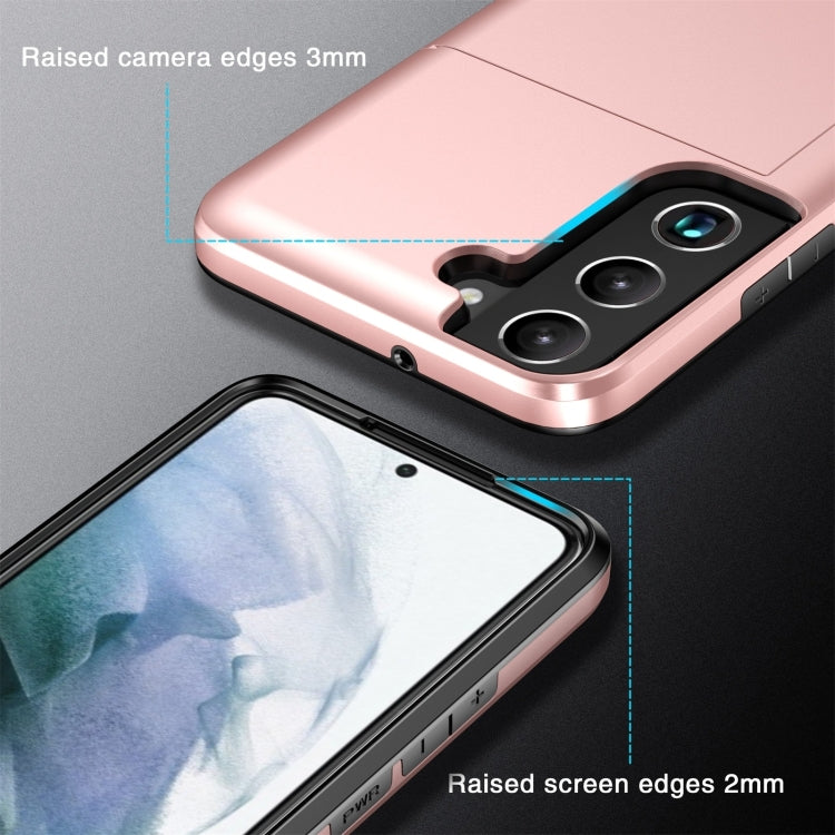 Shockproof Armor Phone Case with Card Slot, For Samsung Galaxy S25 FE 5G, For Samsung Galaxy S25 5G, For Samsung Galaxy S25+ 5G, For Samsung Galaxy S25 Ultra 5G