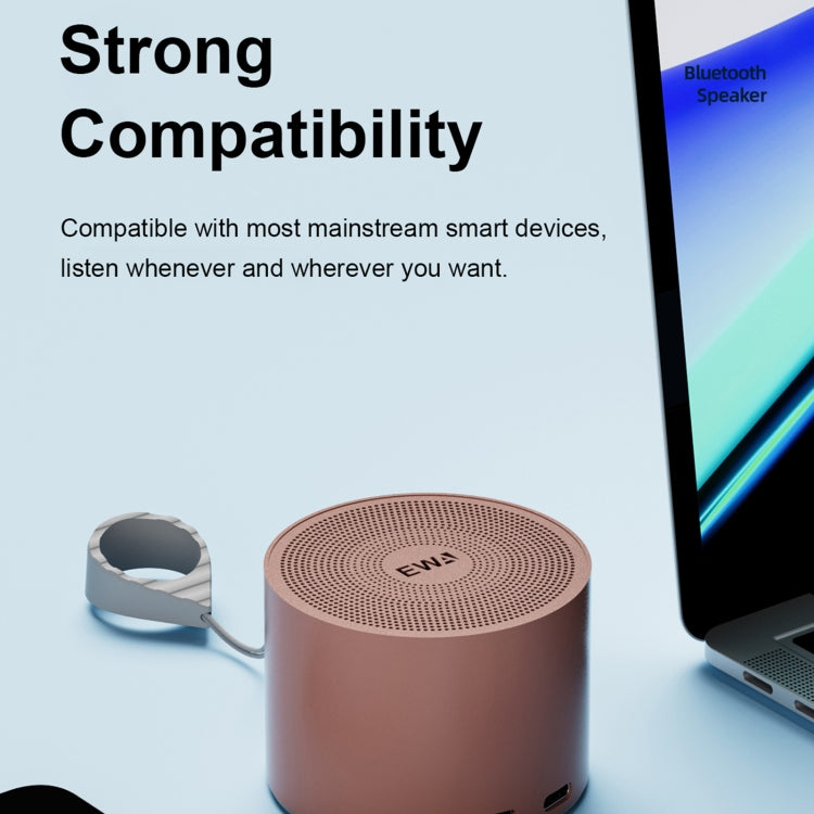 EWA A129 Mini Bluetooth 5.0 Bass Radiator Metal Speaker