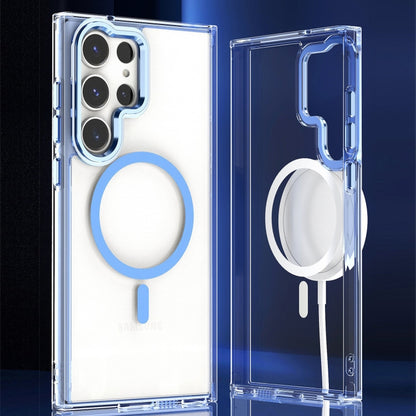 MagSafe Magnetic Clear Phone Case, For Samsung Galaxy S26+ 5G, For Samsung Galaxy S26 Ulltra 5G, For Samsung Galaxy S26 5G, For Samsung Galaxy S25 Edge 5G, For Samsung Galaxy S25 5G, For Samsung Galaxy S25+ 5G, For Samsung Galaxy S25 Ulltra 5G         ...