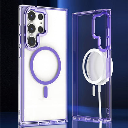 MagSafe Magnetic Clear Phone Case, For Samsung Galaxy S26+ 5G, For Samsung Galaxy S26 Ulltra 5G, For Samsung Galaxy S26 5G, For Samsung Galaxy S25 Edge 5G, For Samsung Galaxy S25 5G, For Samsung Galaxy S25+ 5G, For Samsung Galaxy S25 Ulltra 5G         ...
