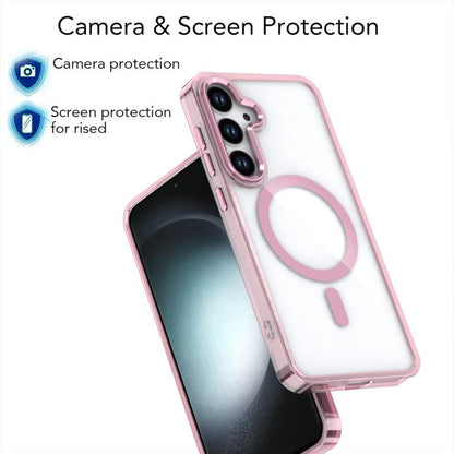 MagSafe Magnetic Clear Phone Case, For Samsung Galaxy S24 5G, For Samsung Galaxy S23 FE 5G