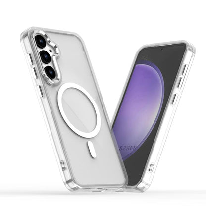MagSafe Magnetic Clear Phone Case, For Samsung Galaxy S24 5G, For Samsung Galaxy S23 FE 5G