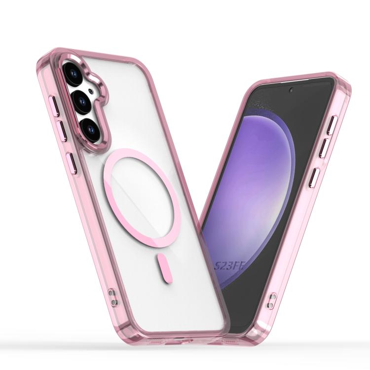 MagSafe Magnetic Clear Phone Case, For Samsung Galaxy S24 5G, For Samsung Galaxy S23 FE 5G