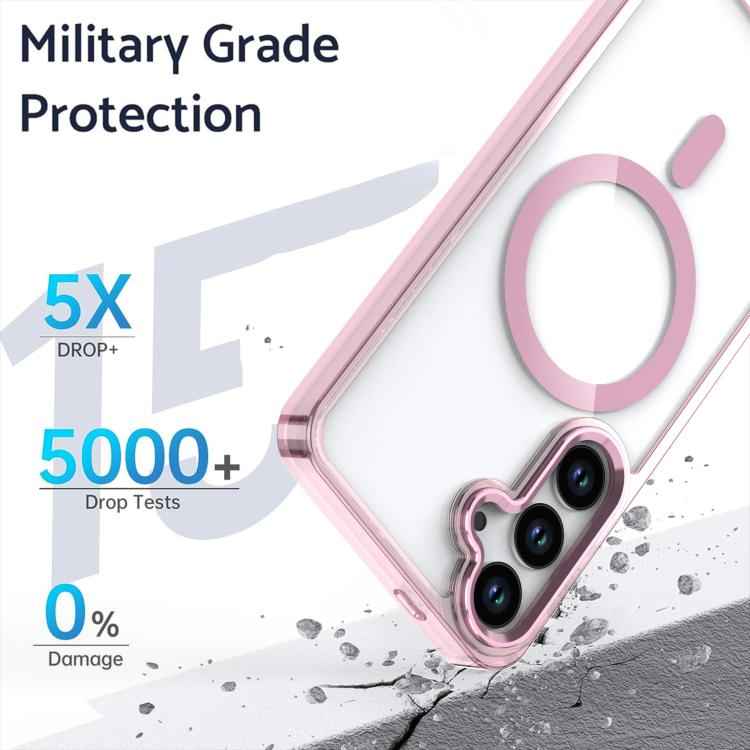 MagSafe Magnetic Clear Phone Case, For Samsung Galaxy S26+ 5G, For Samsung Galaxy S26 Ulltra 5G, For Samsung Galaxy S26 5G, For Samsung Galaxy S25 Edge 5G, For Samsung Galaxy S25 5G, For Samsung Galaxy S25+ 5G, For Samsung Galaxy S25 Ulltra 5G         ...