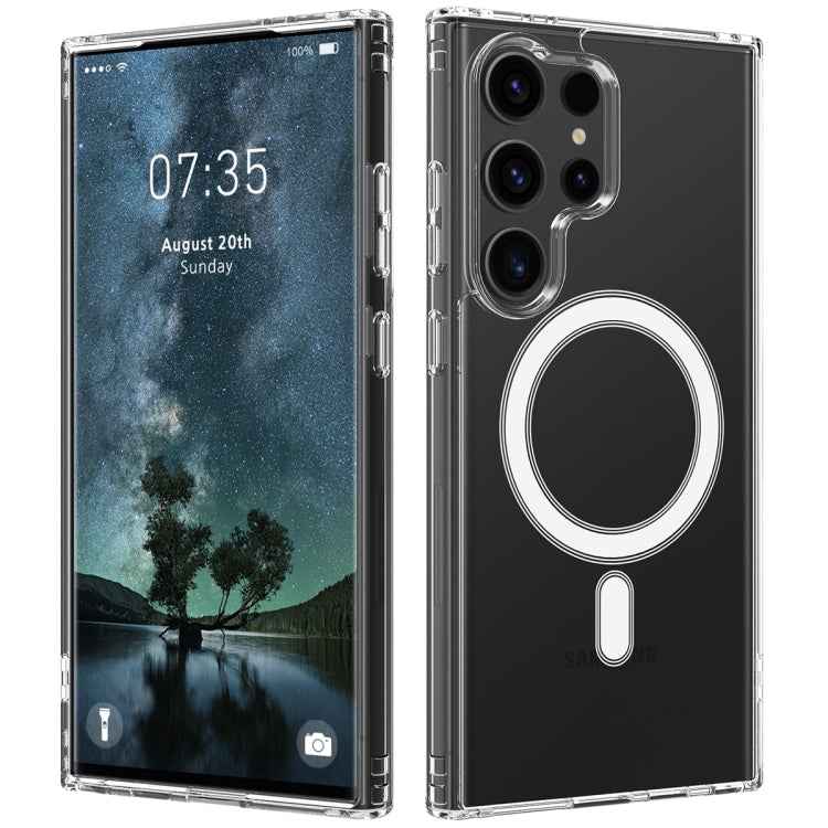 MagSafe Magnetic Acrylic TPU Phone Case, For Samsung Galaxy S26+ 5G, For Samsung Galaxy S26 Edge 5G, For Samsung Galaxy S26 Ultra 5G, For Samsung Galaxy S26 5G, For Samsung Galaxy S25 FE 5G, For Samsung Galaxy S25 Edge 5G, For Samsung Galaxy S25 5G    ...