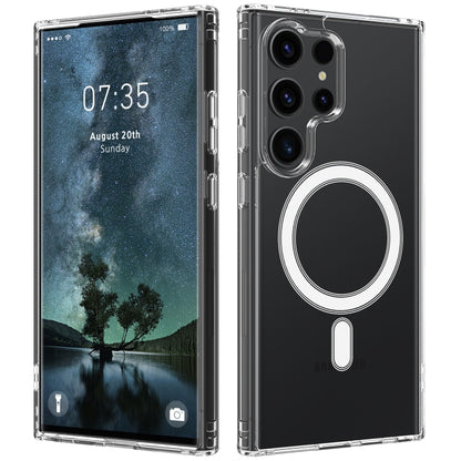 MagSafe Magnetic Acrylic TPU Phone Case, For Samsung Galaxy S26 FE 5G, For Samsung Galaxy S26+ 5G, For Samsung Galaxy S26 Ultra 5G, For Samsung Galaxy S26 5G, For Samsung Galaxy S25 FE 5G, For Samsung Galaxy S25 Edge 5G, For Samsung Galaxy S25 5G      ...