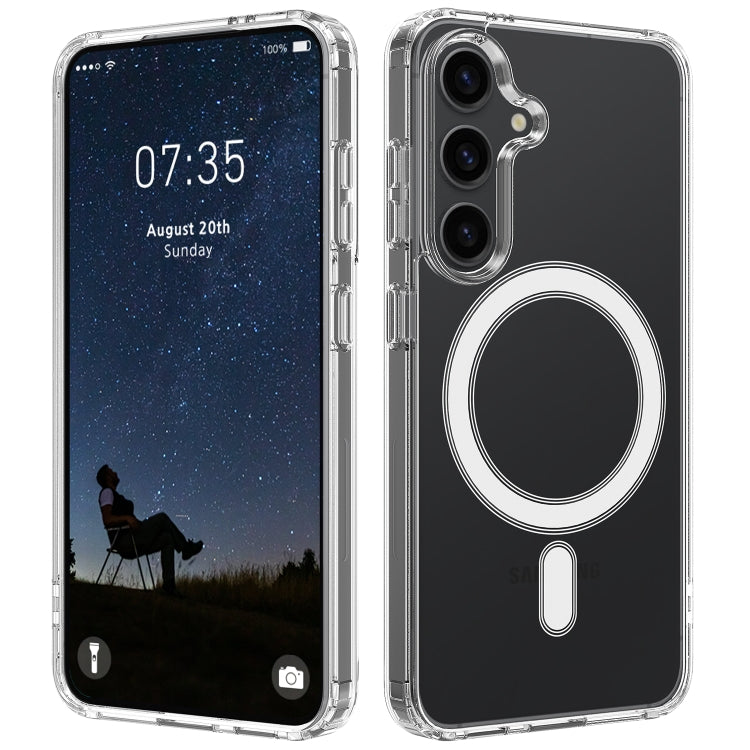 MagSafe Magnetic Acrylic TPU Phone Case, For Samsung Galaxy S26 FE 5G, For Samsung Galaxy S26+ 5G, For Samsung Galaxy S26 Ultra 5G, For Samsung Galaxy S26 5G, For Samsung Galaxy S25 FE 5G, For Samsung Galaxy S25 Edge 5G, For Samsung Galaxy S25 5G      ...