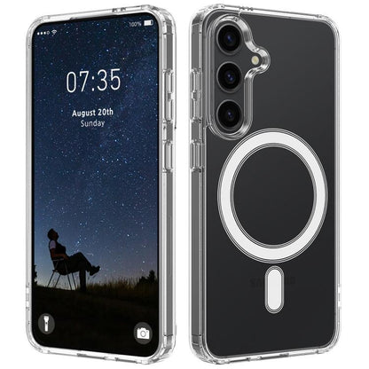 MagSafe Magnetic Acrylic TPU Phone Case, For Samsung Galaxy S26 FE 5G, For Samsung Galaxy S26+ 5G, For Samsung Galaxy S26 Ultra 5G, For Samsung Galaxy S26 5G, For Samsung Galaxy S25 FE 5G, For Samsung Galaxy S25 Edge 5G, For Samsung Galaxy S25 5G      ...