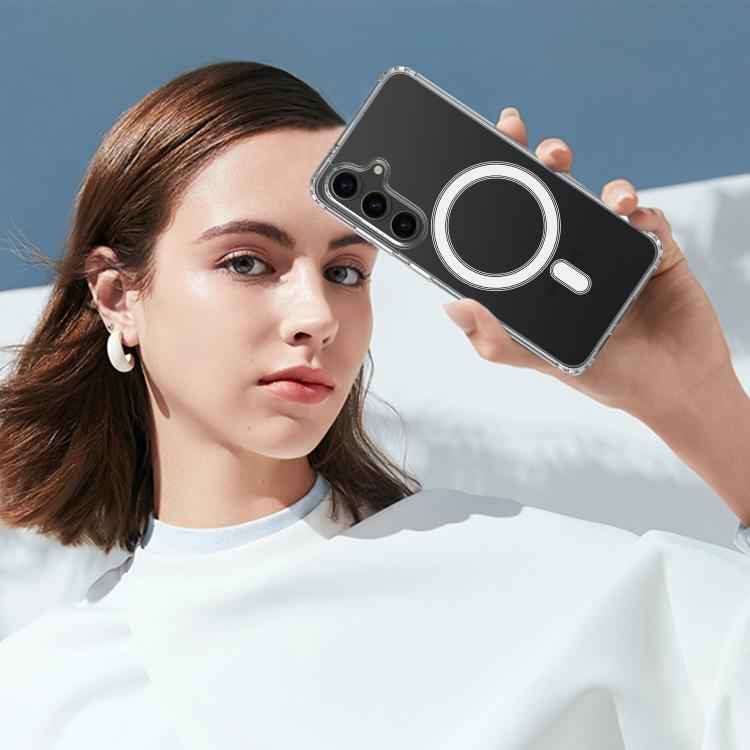 MagSafe Magnetic Acrylic TPU Phone Case, For Samsung Galaxy S26+ 5G, For Samsung Galaxy S26 Edge 5G, For Samsung Galaxy S26 Ultra 5G, For Samsung Galaxy S26 5G, For Samsung Galaxy S25 FE 5G, For Samsung Galaxy S25 Edge 5G, For Samsung Galaxy S25 5G    ...