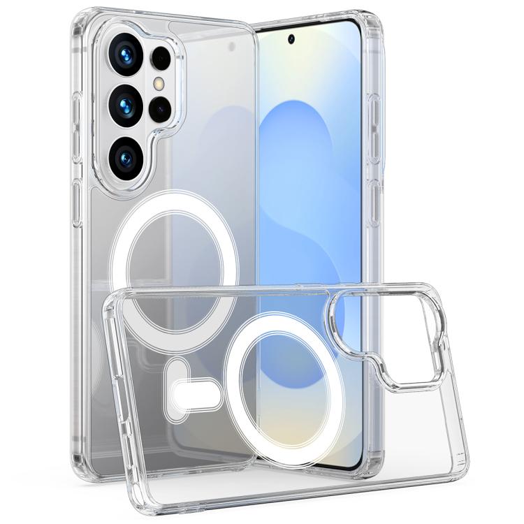 MagSafe Magnetic Acrylic TPU Phone Case, For Samsung Galaxy S26 FE 5G, For Samsung Galaxy S26+ 5G, For Samsung Galaxy S26 Ultra 5G, For Samsung Galaxy S26 5G, For Samsung Galaxy S25 FE 5G, For Samsung Galaxy S25 Edge 5G, For Samsung Galaxy S25 5G      ...
