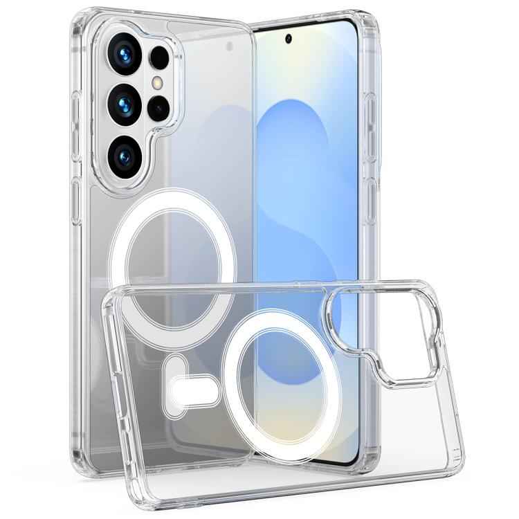 MagSafe Magnetic Acrylic TPU Phone Case, For Samsung Galaxy S26+ 5G, For Samsung Galaxy S26 Edge 5G, For Samsung Galaxy S26 Ultra 5G, For Samsung Galaxy S26 5G, For Samsung Galaxy S25 FE 5G, For Samsung Galaxy S25 Edge 5G, For Samsung Galaxy S25 5G    ...