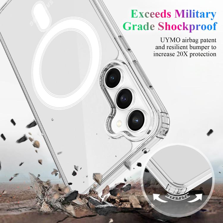 MagSafe Magnetic Acrylic TPU Phone Case, For Samsung Galaxy S26 FE 5G, For Samsung Galaxy S26+ 5G, For Samsung Galaxy S26 Ultra 5G, For Samsung Galaxy S26 5G, For Samsung Galaxy S25 FE 5G, For Samsung Galaxy S25 Edge 5G, For Samsung Galaxy S25 5G      ...