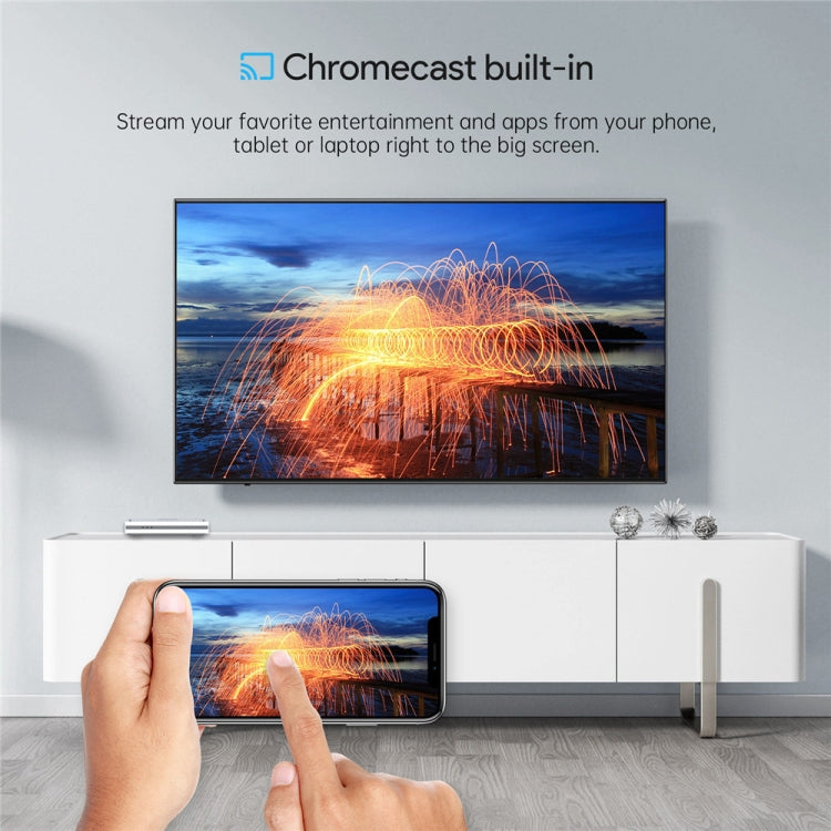 MECOOL KM2 Plus Android 11 Dual-band WiFi Smart Voice TV Box 4GB+32GB