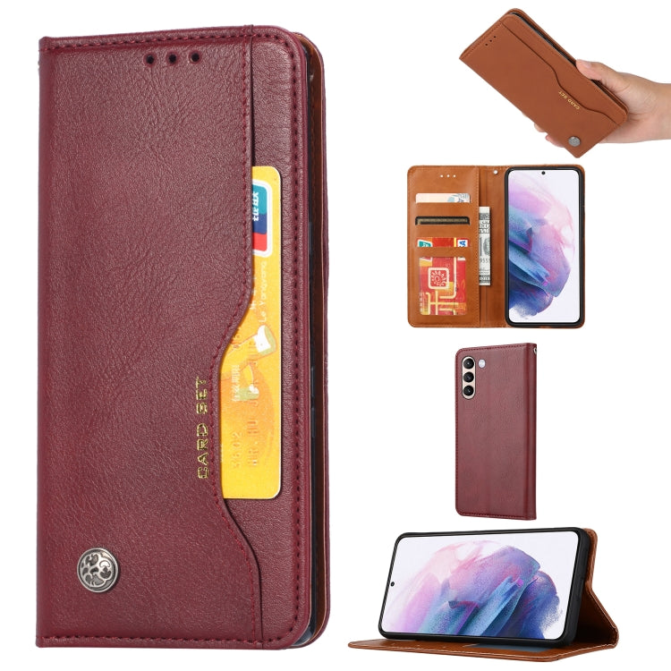 Knead Skin Texture Flip Leather Phone Case, For Samsung Galaxy S26+ 5G, For Samsung Galaxy S26 Ultra 5G, For Samsung Galaxy S26 5G, For Samsung Galaxy S25 5G, For Samsung Galaxy S25+ 5G, For Samsung Galaxy S25 Ultra 5G, For Samsung Galaxy S24 Ultra 5G ...