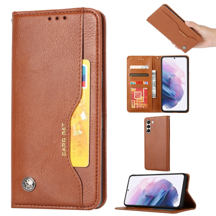 Knead Skin Texture Flip Leather Phone Case, For Samsung Galaxy S26+ 5G, For Samsung Galaxy S26 Ultra 5G, For Samsung Galaxy S26 5G, For Samsung Galaxy S25 5G, For Samsung Galaxy S25+ 5G, For Samsung Galaxy S25 Ultra 5G, For Samsung Galaxy S24 Ultra 5G ...